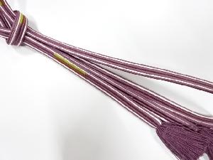 正絹　撚り房　手組帯締め